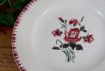 Assiette plate vintage Sarreguemines Yvette n°5948