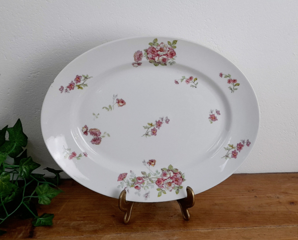 Ancien plat en porcelaine de Limoges Bernardaud n°5889