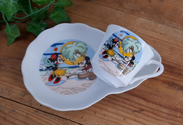 Tasse Vintage Walt Disney Minnie Mickey n°5914