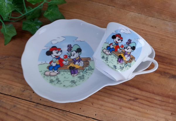 Tasse Vintage Walt Disney Minnie Mickey n°5915