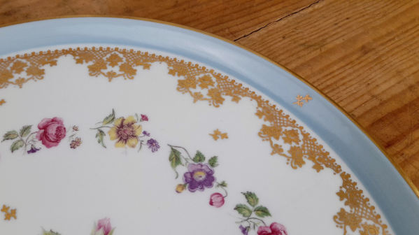 Grand plat Porcelaine Couleuvre n°5984