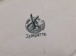 Ancien plat Georgette MDL n°6000