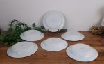 Lot 6 assiettes creuses vintages HBCM Montereau n°6074