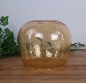 Tulipe / Abat jour / verre soufflé / Vintage n°6078