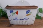 Boite a allumettes vintage en faience n°6200