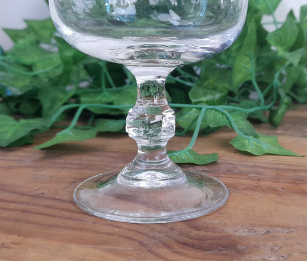 Lot de 6 verres a pied / Grappe de raisin / n°0612