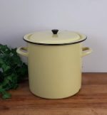 Cocotte / Faitout vintage en tôle émaillée n°5874