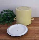 Cocotte / Faitout vintage en tôle émaillée n°5874