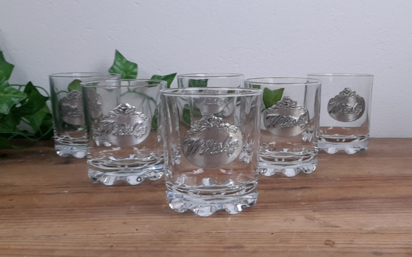 Lot de 6 verres a Whisky vintages n°4051