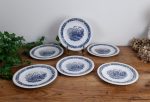 Lot de 6 assiettes a dessert vintages n°4418