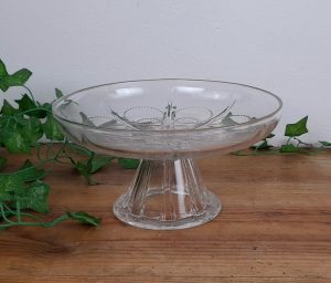 Compotier vintage en verre n°4425