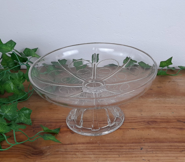 Compotier vintage en verre n°4425