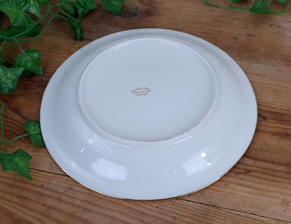 Plat vintage en porcelaine n°4433