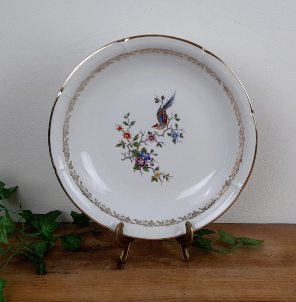 Plat vintage en porcelaine n°4434