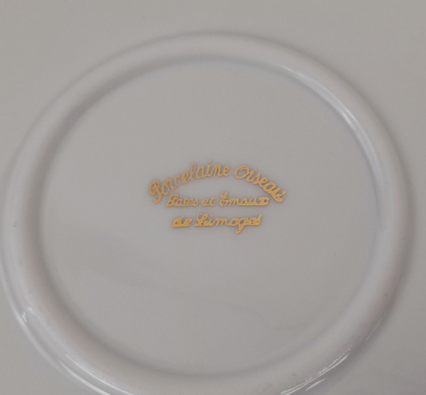 Plat vintage en porcelaine n°4434