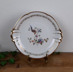 Plat a gateaux vintage en porcelaine n°4439