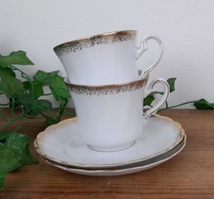 Paire de tasses en porcelaine n°4478