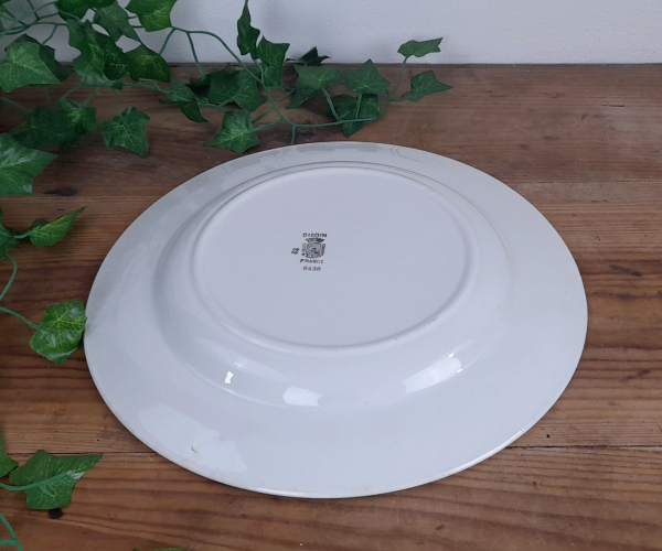 Plat vintage Digoin Sarreguemines n°4561