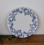 Grand plat Blue fruit Wood & Sons n°4720