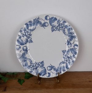 Grand plat Blue fruit Wood & Sons n°4720