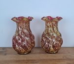 Anciennes paire de grands vases Clichy n°4796