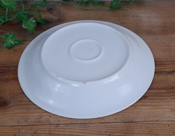 Plat rond en porcelaine n°4541