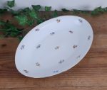 Plat ovale vintage en porcelaine n°4545