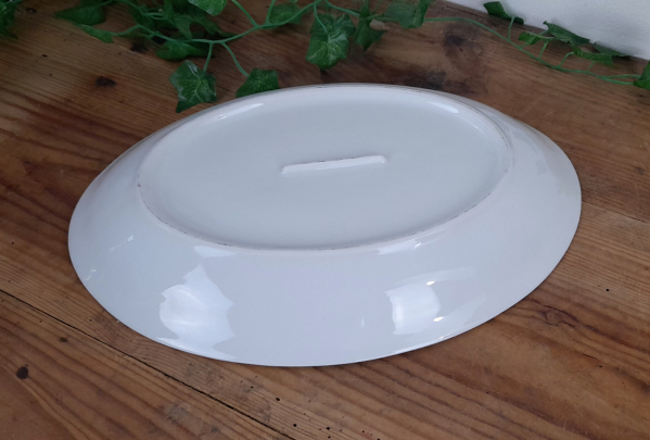 Plat ovale vintage en porcelaine n°4545