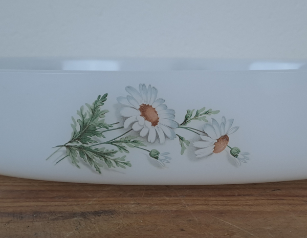 Plat a four vintage Arcopal Marguerite n°4991