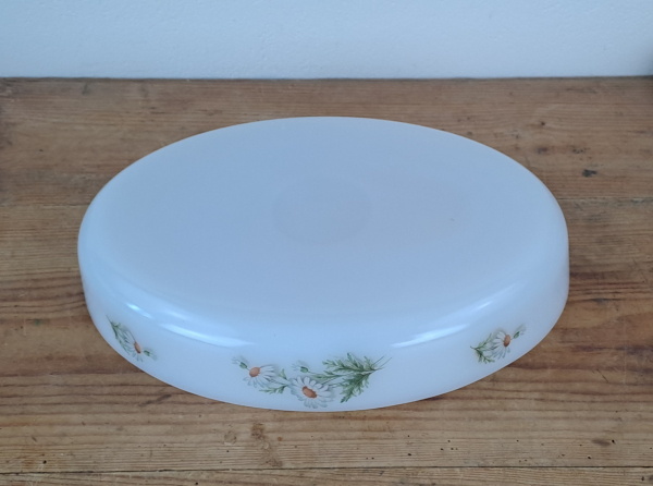 Plat a four vintage Arcopal Marguerite n°4991