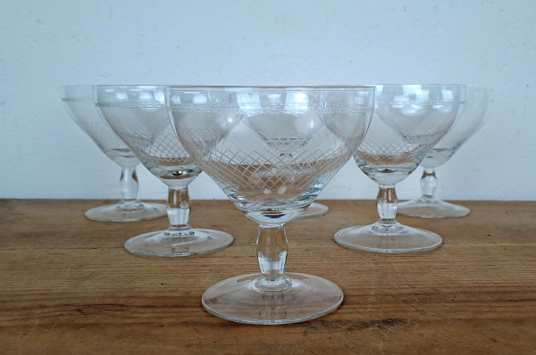 Lot de 6 coupes a champagne n°9201