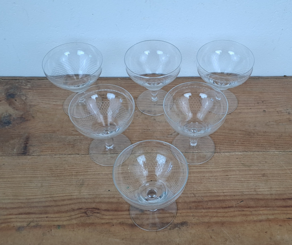 Lot de 6 coupes a champagne n°9201