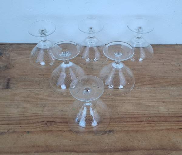 Lot de 6 coupes a champagne n°9201