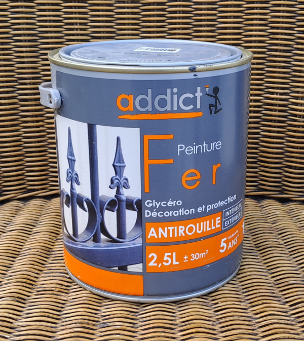 Pot de peinture fer / Gris Argent n°9248