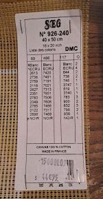 Kit Point de croix Chat n°9251