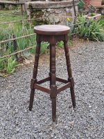 Tabouret haut en bois n°9298