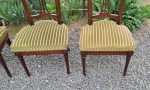 Lot de 4 chaises en acajou n°9362