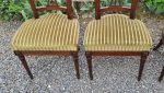 Lot de 4 chaises en acajou n°9362