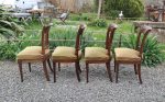 Lot de 4 chaises en acajou n°9362