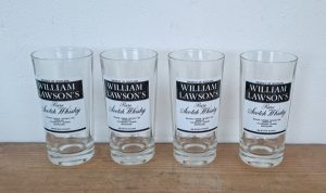 Lot de 4 verres William Lawson's n°9390