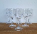 Lot de 6 verres Cristal d'Arques Longchamp n°9394