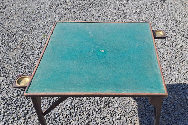 Table de jeux vintage pliable n°9456