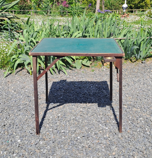 Table de jeux vintage pliable n°9456