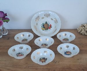 Service a crème vintage en porcelaine n°9554