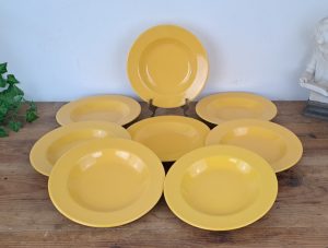 Lot de 8 assiettes a soupe n°9623