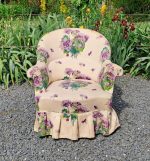 Ancien fauteuil crapaud n°9631