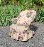 Ancien fauteuil crapaud n°9631