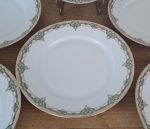 Lot de 6 anciennes assiettes a dessert Limoges n°9566