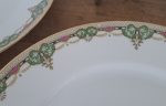 Lot de 6 anciennes assiettes a dessert Limoges n°9566