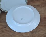 Lot de 6 anciennes assiettes plates Limoges n°9567